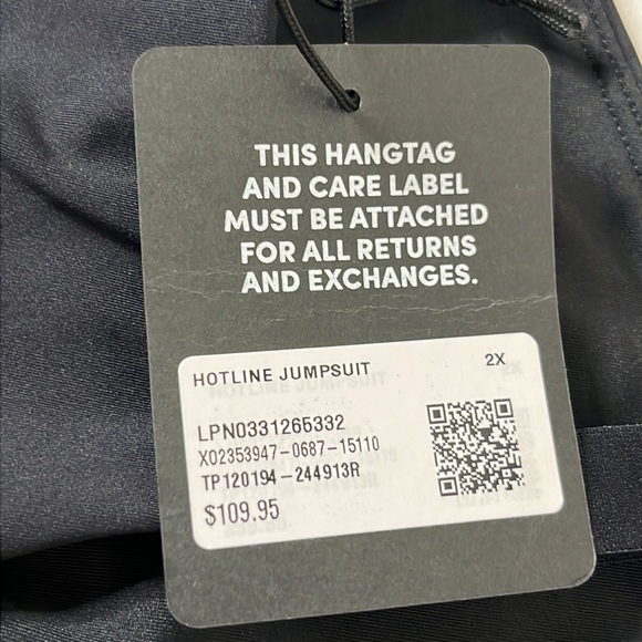 Savage x Fenty Hotline Jumpsuit Black Caviar Women's 2X Athleisure Rihanna  NWT - Picture 8 of 16